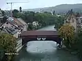 El Limmat a la altura de Baden (Argovia).