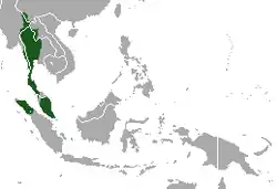 Distribución de H. lar