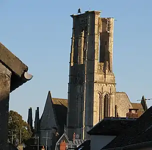 La Basílica de San Mathurin en Larchant.