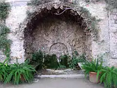 Font del Gat, jardines de Laribal.