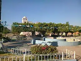 Plaza y Parroquia de La Candelaria, Ecuandureo, Michoacán