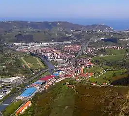 Vista aérea de Lasarte-Oria