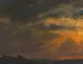Laurits Tuxen - Aftensol over markerne