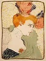 Perfil de  Lender por Lautrec (1895)