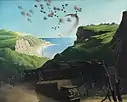 Ruta costera camino a Ortona (1945)