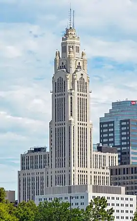 LeVeque Tower, Columbus, Ohio (1924).