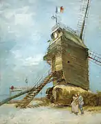 Le moulin de la galette de Vincent Van Gogh.