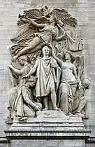 Le triomphe de 1810, Jean-Pierre Cortot,  Arco de Triunfo de París