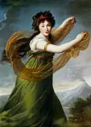 Retrato de Pelagia Sapieha, de soltera Potocka, Elisabeth Vigée-Lebrun 1794