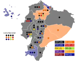 Elecciones legislativas de Ecuador de 1979