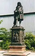 Monumento a Leibniz en Leipzig (1883)