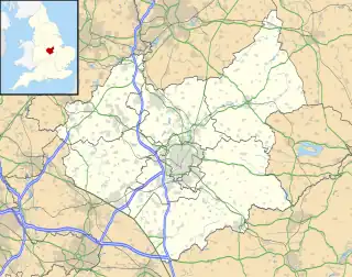 Countesthorpe ubicada en Leicestershire