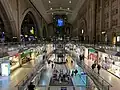 El interior de la estación tras las modificaciones.