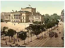 La Ópera de Leipzig en Augustusplatz (1900)