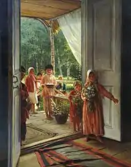 «Verano (felicitaciones)» (1890) - Museo Nacional de Artes de Azerbaiyán