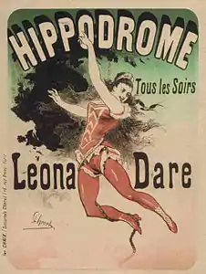 Hippodrome,Leona Dare, 1883