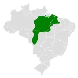 Distribución geográfica del trepatroncos de Layard.