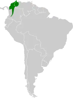 Distribución de Chrysuronia goudoti