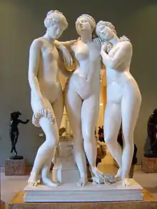 Las tres Gracias. 1831.Museo del Louvre