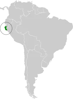 Distribución de Leucippus baeri