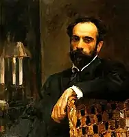 Retrato de Isaak Levitán, 1893