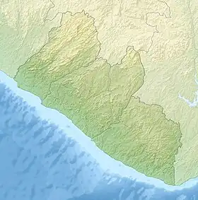 Cabo Palmas ubicada en Liberia