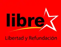 Logo del Partido LIBRE: Libertad y Refundación