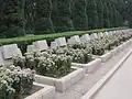 Tumbas de soldados chinos muertos en la Segunda guerra sino-japonesa y la revolución china de 1949 en Shijiazhuang, China