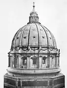 Maqueta de madera de la cúpula