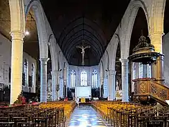 Interior de la Iglesia de Santa Caterina en Lille.