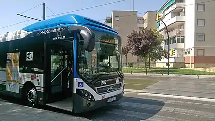 Autobús urbano circular de Parla con el nuevo diseño de 2018