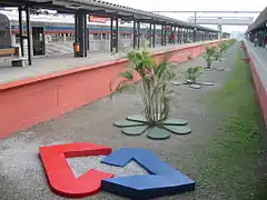 Estación Mogi das Cruzes Plataformas de embarque