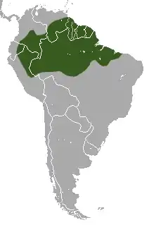 Distribución de C. didactylus