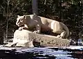 El símbolo de la universidad, el Nittany Lion