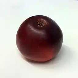 Manzana 'Lobo' toda roja.