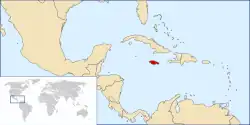 Ubicación de Jamaica