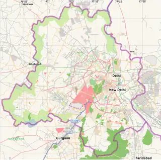 Fuerte rojo de Delhi ubicada en Delhi