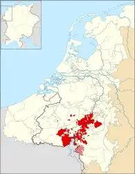 Ubicación de Obispado de Lieja