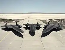 Lockheed SR-71s.