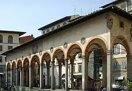 Loggia del pesce, Florencia.