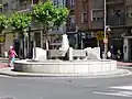 Monumento al Milenario de la Lengua Castellana, estatua emplazada en Logroño en 1993.