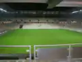 La vista de la cancha a la Grada Sur