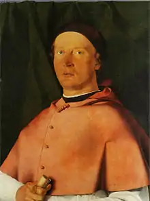 Retrato del obispo Bernardo de 'Rossi (1505