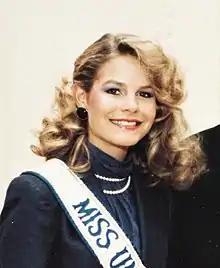 Miss Universo 1983Lorraine Downes, Nueva Zelanda.