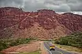 Vista panorámica de la Reserva Provincial Los Colorados