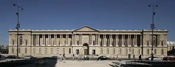 Louvre, fachada oriental, París.