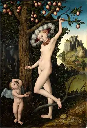 Cupido quejándose a Venus (ca. 1526-7). The National Gallery, Londres