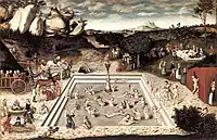Fuente de la Juventud de Lucas Cranach el Viejo, 1546.