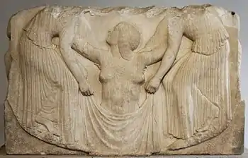 Trono Ludovisi, ca. 460 a.C., Museo Nacional Romano.