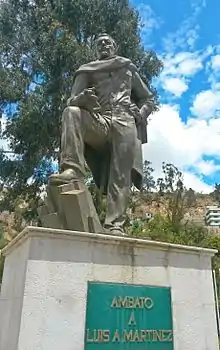 Monumento a Luis A. Martínez en Atocha-La Liria